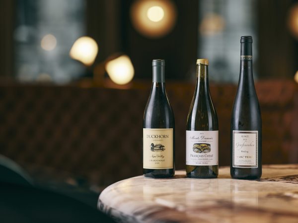 Selection of wines curated by the sommelier at Wild Honey St James